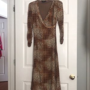 leopard(ish) print dress